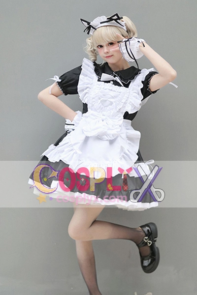 日系 萌え萌えメイド服 秋葉原風 豪華デザイン COSPLAY衣装